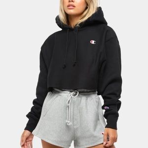 Champion cropped hoodie